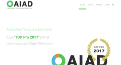Desktop Screenshot of aideinformatiqueadomicile.com